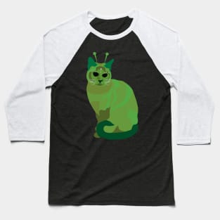 Area 51 Cat Baseball T-Shirt